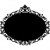 Ornament - Chalkboard / Blackboard Wall Stickers