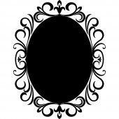 Ornament - Chalkboard / Blackboard Wall Stickers