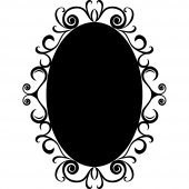 Ornament - Chalkboard / Blackboard Wall Stickers