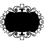 Ornament - Chalkboard / Blackboard Wall Stickers