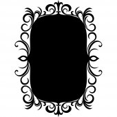 Ornament - Chalkboard / Blackboard Wall Stickers