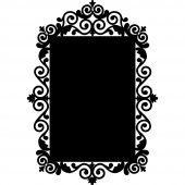 Ornament - Chalkboard / Blackboard Wall Stickers