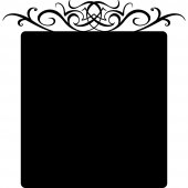 Ornament - Chalkboard / Blackboard Wall Stickers