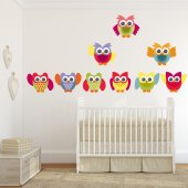 Owls Set Wall Stickers