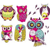 Owls Set Wall Stickers