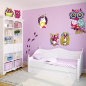 Owls Set Wall Stickers