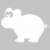 Pig -Whiteboard Wall Stickers