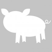 Pig -Whiteboard Wall Stickers