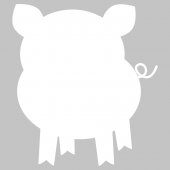 Pig -Whiteboard Wall Stickers