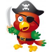 Pirate Bird Wall Stickers