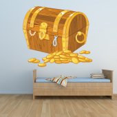 Pirate Chest Wall Stickers