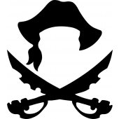 Pirate - Decal Sticker for Ipad 2