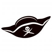 Pirate Hat Wall Stickers