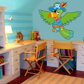 Pirate Parrot Wall Stickers