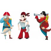 Pirate Set Wall Stickers