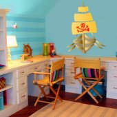 Pirate Ship Wall Stickers