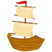 Pirate Ship Wall Stickers