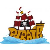 Pirate Ship Wall Stickers