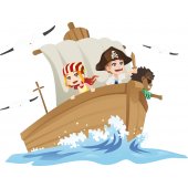 Pirate Ship Wall Stickers