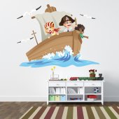 Pirate Ship Wall Stickers