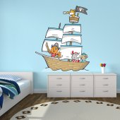 Pirate Ship Wall Stickers