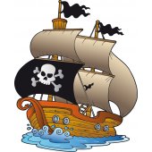 Pirate Ship Wall Stickers