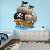 Pirate Ship Wall Stickers