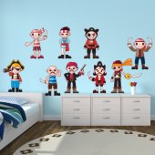 pirates Set Wall Stickers