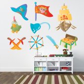 pirates Set Wall Stickers