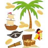 pirates Set Wall Stickers