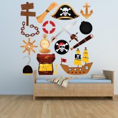 pirates Set Wall Stickers