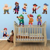 pirates Set Wall Stickers