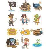 pirates Set Wall Stickers