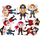 pirates Set Wall Stickers