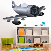 Plane Wall Stickers