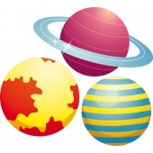 Planet Set Wall Stickers