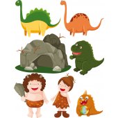 Prehistoric Set Wall Stickers