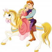 Prince and Princess Wall Stickers