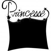 Princesse - Chalkboard / Blackboard Wall Stickers