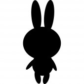 Rabbit - Chalkboard / Blackboard Wall Stickers