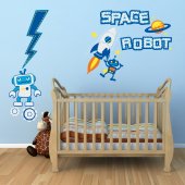 Robot Wall Stickers