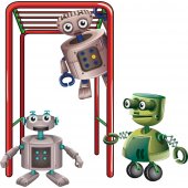 Robot Wall Stickers