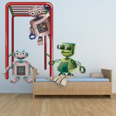 Robot Wall Stickers