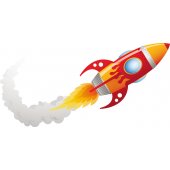 Rocket Wall Stickers