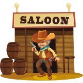 Saloon Wall Stickers