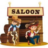 Saloon Wall Stickers