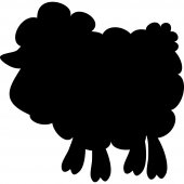 Sheep - Chalkboard / Blackboard Wall Stickers