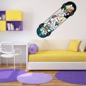 Skateboard Wall Stickers