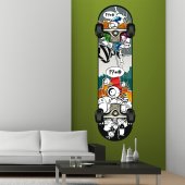 Skateboard Wall Stickers