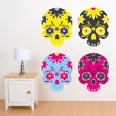 Skull Set Wall Stickers
